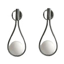 GobekUsa Brass Wall Sconce Glass Ball Modern LED Lighting