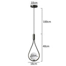 GobekUsa Glass Ball Pendant Lamps for Home Kitchen Bar Decor & Wall Sconce