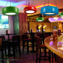 GobekUsa Industrial Rubber Tire Pendant Light for Bar and Kitchen Décor