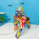 GobekUsa Gorilla Sculpture: Modern Home Decor Baboon Ornament & Abstract Figurine