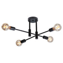 GobekUsa Industrial Sputnik Chandelier Modern Ceiling Light for Kitchen Dining Bedroom