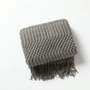 GobekUsa Knitted Pineapple Grid Throw Blanket - Nordic Sofa Blanket for Home Decor