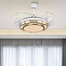 GobekUsa 42" Acrylic LED Ceiling Fan Light with Remote Control - Dimmable