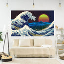 GobekUsa Great Wave Off Kanagawa Tapestry: Japanese Wall Hanging for Aesthetic Home Decor