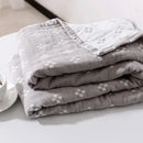 GobekUsa Cotton Summer Blanket: Soft and Airy Bedspread for Single/Double Beds