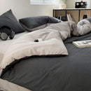GobekUsa Bubble Cotton Quilt Sets | Ultra Soft Fitted Sheet Set | King Queen Bed Set
