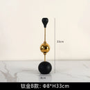 GobekUsa Golden Stainless Steel Candle Holder for Wedding Decor