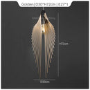 GobekUsa Leaf Chandelier LED Pendant Light Modern Minimalist Hanging Lamp for Home Decor