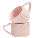 GobekUsa Love Handle Ceramic Cup | Breakfast Tea Coffee Mug | Office Valentine's Day Gift