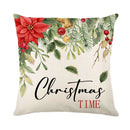 GobekUsa Christmas Snow Elk Pillow Cover for Festive Home Decor