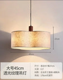 GobekUsa Cream Wabi-sabi Chandelier Lamp Retro Japanese-style Bedroom Decor Lighting