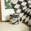 GobekUsa Espresso Cups Ceramic Cup Personalized French Coffee Gift With Lid