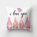 GobekUsa Love Heart Print Pillow Covers 45x45cm Home Decor Sofa Cushion Case