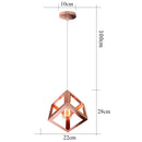 GobekUsa Industrial Retro Loft LED Pendant Light for Home Living Room Kitchen
