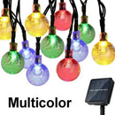 GobekUsa Crystal Fairy Solar String Lights - 8 Modes Waterproof Outdoor Patio Decor