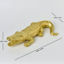 GobekUsa Crocodile Resin Sculpture Desk Decoration: Creative Ornaments for Aesthetic Home Decor