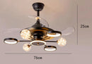 GobekUsa Kids Bedroom Ceiling Fan with Remote Control & LED Light