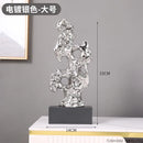 GobekUsa Gold Hollow Stone Statue Coral Sculpture Home Decor Figurines