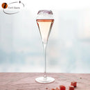 GobekUsa Crystal Champagne Flutes Set - Elegant Hand Blown Glassware for Celebrations