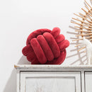 GobekUsa Knot Ball Short Plush Throw Pillow for Home Décor and Comfort