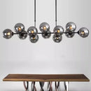 GobekUsa LED Glass Ball Pendant Light for Dining Kitchen Bedroom Chandelier Island Decor