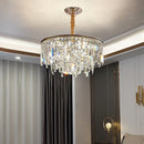 GobekUsa Crystal LED Chandelier for Living Room, Dining & Bedroom - High-end Luxury Lighting
