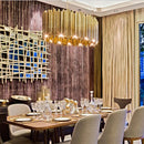 GobekUsa Gold Stainless Steel Chandelier LED Project Lamp