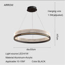 GobekUsa Black/Gold LED Pendant Lights | Modern Design for Home Lighting Decoration