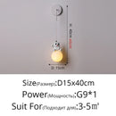 GobekUsa Bear Bedroom Wall Lamp: Modern Chandelier for Home Decor and Indoor Lighting