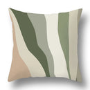 GobekUsa Green Plants Geometric Print Pillow Cover - Home Sofa Cushion Cover