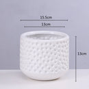 GobekUsa Gold Ceramic Flower Pot Succulent Vase Terrarium Plant Pots for Home Balcony Decor
