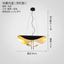 GobekUsa Gold Texture LED Pendant Lights: Modern Living Room Bedroom Hanging Lamps
