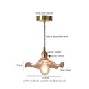 GobekUsa Glass Pleats LED Pendant Lights for Home and Commercial Spaces