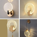 GobekUsa Bubble Crystal Pendant Lights: Nordic LED Hanging Lamps for Living Room, Bedroom & Dining Area