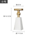 GobekUsa Luxe Marble Candle Holder - Modern Minimalist Style