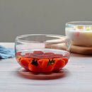 GobekUsa Glass Salad Bowl Set - High Borosilicate, Food Storage, Lunch Bento Box