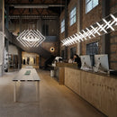 GobekUsa LED Chandelier: Modern Nordic Industrial Pendant Light for Dining Room and Bar
