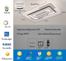 GobekUsa LED Bladeless Ceiling Fan Dimmable Remote Modern Indoor Lightingusc