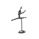 "GobekUsa Ballerina Dancer Sculpture - Abstract Metal Handicraft Figurine for Room Decor"