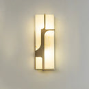 GobekUsa Imitation Marble LED Wall Lamp - European Retro 50CM Villa Living Room Light