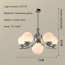 GobekUsa Glass Ball Chandelier for Modern Room Decor