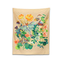 GobekUsa Luna Moth Tapestry: Psychedelic Botanical Wall Hanging for Home Decor