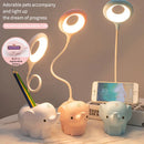 GobekUsa Elephant LED Table Lamp: Three Color Temperature Adjustable Eye Protection Learning Light