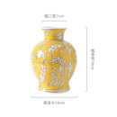 GobekUsa Blue White Porcelain Vase Chinese Retro Home Decor Flower Vase