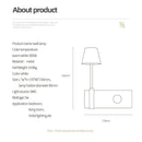 GobekUsa LED USB Wall Lamp with Switch Night Light for Study/Bedroom - Creative Design