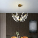 GobekUsa LED Butterfly Ceiling Chandelier - Luxury Pendant Light for Bedroom, Living & Dining Room