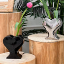 GobekUsa Heart-shaped Pink Hearts Porcelain Vase - Handicraft Ornament & Home Decor