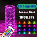 GobekUsa Crystal LED Night Light, USB Rechargeable Ambient Lamp for Room Decor