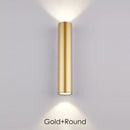 GobekUsa Gold LED Wall Lamp 96V 220V IP67 Waterproof Outdoor Sconce Light