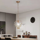 GobekUsa Crystal Led Pendant Light Modern Chandelier Ceiling Lamp for Living Room